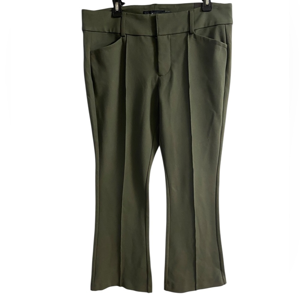 Torrid Studio Luxe Ponte Olive Trousers 14 S NWT